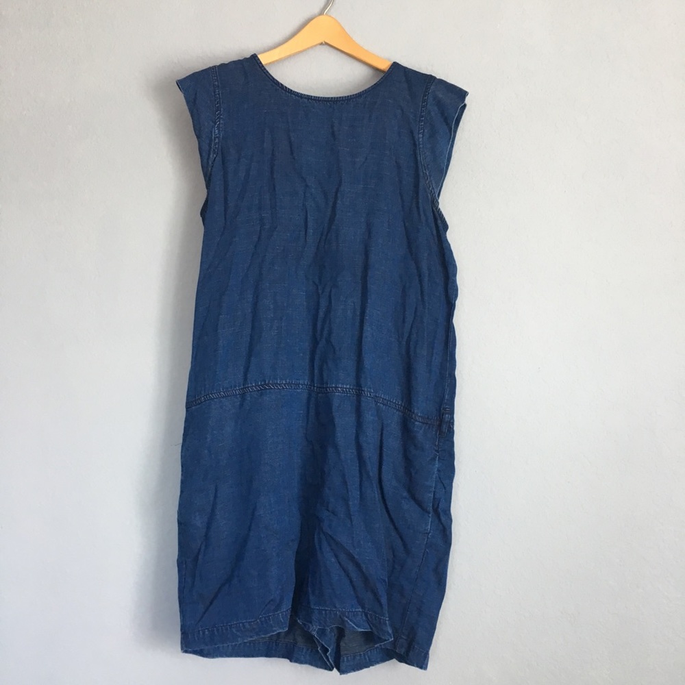 Gap, denim shorts-romper